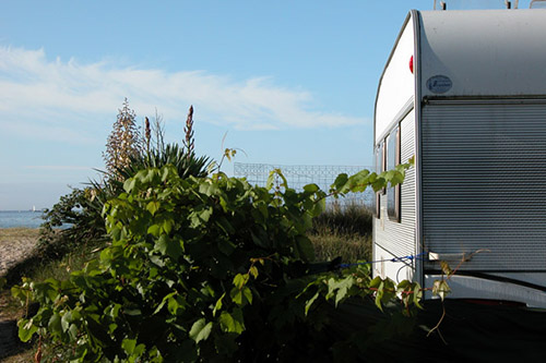 camping européen de la plage à la foret fouesnant